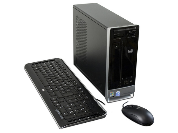 Computadora HP Pavilion Slimline s3410la,
Procesador Intel Pentium DualCore E2180 (2.0GHz),
Memoria 2 GB (1x1024) PC2-6400 DDR2,
D.D. de 250GB SATA, Super Multi DVD±R/RW,
Red, Módem 56K, Windows Vista Home Basic,
Incluye Monitor LCD 19