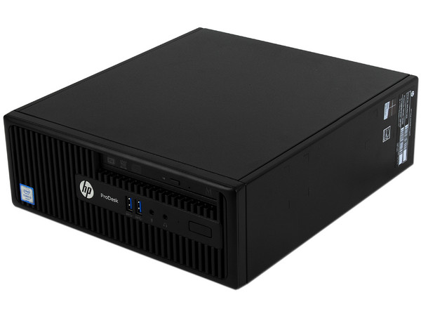 Desktop HP Pro Desk 400 SFF,
Procesador Intel Core i3 6100 (3.7 GHz),
Memoria de 4GB DDR4,
Disco Duro de 1TB,
Video Intel HD Graphics 530,
Unidad Óptica DVD±R/RW,
S.O. Windows 10 Pro/Windows 7 Pro