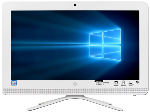 All in One HP 20-c006la,
Procesador Intel Core i3 6100U (2.30 GHz),
Memoria de 4GB DDR4,
Disco Duro de 1TB,
Pantalla de 19.5