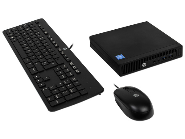 Desktop HP 260 G2 Mini,
Procesador Intel Celeron 3855U (1.6 GHz),
Memoria de 4GB DDR4,
SSD de 128GB,
Video HD Graphics 510,
S.O. No Incluye