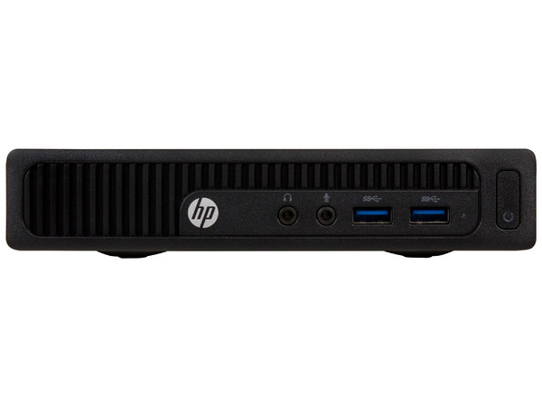 Desktop HP 260 G2 Mini,
Procesador Intel Celeron 3855U (1.6 GHz),
Memoria de 4GB DDR4,
SSD de 128GB,
Video HD Graphics 510,
S.O. No Incluye