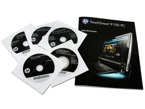 Computadora HP TouchSmart 9100,
Procesador Intel Core 2 Duo T6570  (2.10Ghz),
Memoria 4GB DDR3, D.D. de 320GB,
Video NVIDIA GeForce 200, SuperMulti DVD±R/RW,
Pantalla LCD de 23