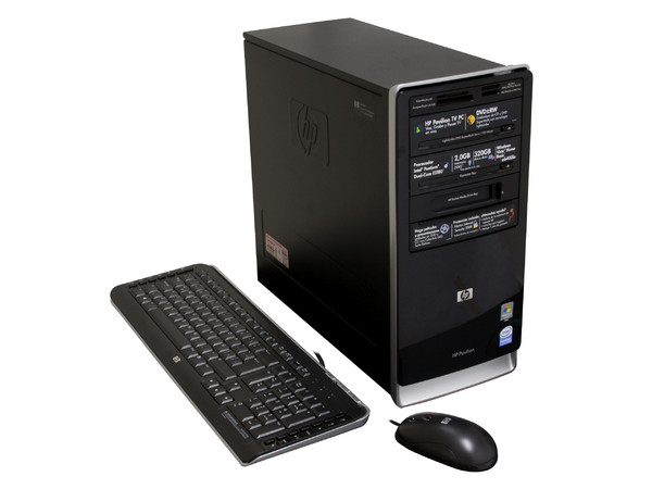 Computadora HP Pavilion PC TV a6400la,
Procesador Intel Core 2 Duo E2180 (2.0GHz),
Memoria 2GB PC2-6400 DDR2,
D.D. de 320GB SATA, SuperMulti DVD±R/RW LightScribe,
Red, Módem, Windows Vista Home Basic Original,
Monitor LCD w1907 de 19