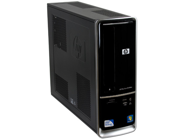 Mini Computadora HP Pavilion Slimline s5715la,
Procesador Intel Pentium Dual Core E5300 (2.60GHz),
Memoria 4GB DDR3, D.D. de 1TB, 
SuperMulti DVD±R/RW LightScribe DL, Red,
Windows 7 Home Basic (64 Bits),
Monitor LCD S1931a de 18.5