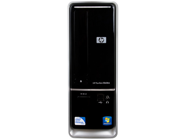 Mini Computadora HP Pavilion Slimline s5715la,
Procesador Intel Pentium Dual Core E5300 (2.60GHz),
Memoria 4GB DDR3, D.D. de 1TB, 
SuperMulti DVD±R/RW LightScribe DL, Red,
Windows 7 Home Basic (64 Bits),
Monitor LCD S1931a de 18.5