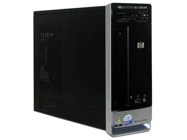 Computadora HP Pavilion Slimline s3020la,
Procesador Intel Core 2 Duo E4300 (1.8Ghz),
Memoria 1 GB (2 x 512) PC2-4200 DDR2,
D.D. de 320GB SATA, Super Multi DVD±R/RW LightScribe,
Red, Módem, Windows Vista Home Basic.
No Incluye Monitor
