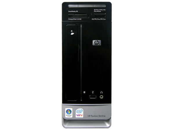 Computadora HP Pavilion Slimline s3040la,
Procesador Intel Core 2 Duo E4300, (1.8GHz),
Memoria 2GB PC2-4200 DDR2,
D.D. de 400 GB SATA, Super Multi DVD±R/RW LightScribe,
Red, Módem, Windows Vista Home Premium,
No Incluye Monitor