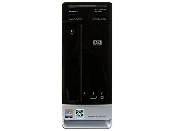 Computadora HP Pavilion Slimline s3210la,
Procesador AMD Athlon 64 X2 DualCore 3600+,
Memoria 1 GB (1x1024) PC2-5300 DDR2,
D.D. de 160GB SATA, Super Multi DVD±R/RW,
Red, Módem 56K, Windows Vista Home Basic,
No Incluye Monitor