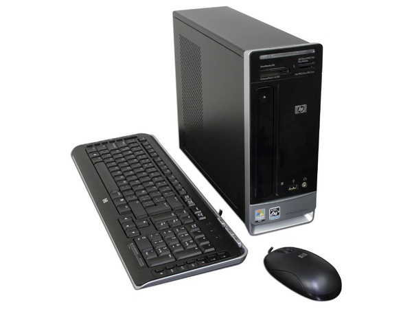 Computadora HP Pavilion Slimline PC s3310la
Procesador AMD Athlon X2 BE-2300 (1.9GHz),
Memoria 1GB PC2-5300 DDR2,
D.D. de 250GB, Super Multi DVD±R/RW/LightScribe,
Módem, Red, Wireless, Windows Vista Home Basic,
Incluye Monitor LCD 19