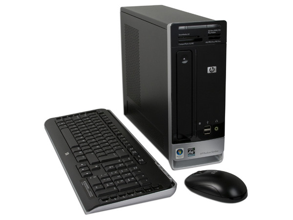 Computadora HP Pavilion Slimline s3340la,
Procesador AMD Athlon X2 BE-2300 (1.9GHz),
Memoria 2 GB PC2-5300 DDR2,
D.D. de 500GB, Super Multi DVD±R/RW/LightScribe,
Red, wireless 802.11b/g, Windows Vista Home Premium.
Incluye Monitor LCD 19