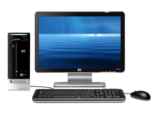Computadora HP Pavilion Slimline PC s3610la,
Procesador Intel Pentium Dual-Core E2200 (2.2 Ghz),
Memoria 2GB PC2-6400 DDR2,
D.D. de 320GB SATA, SuperMulti DVD±R/RW LightScribe,
Red, Módem, Windows Vista Home Basic,
Monitor LCD w1907 de 19