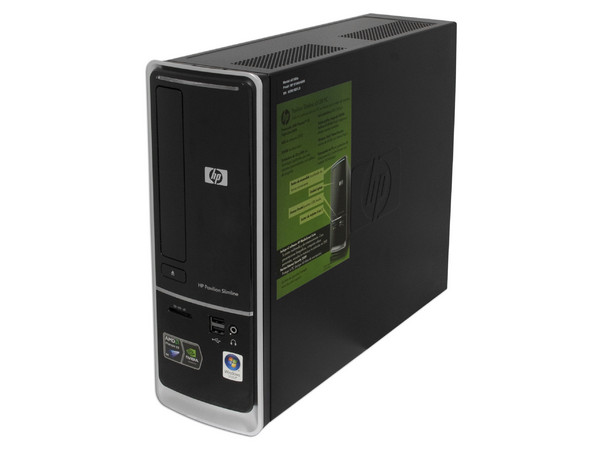 Computadora HP Pavilion Slimline s5150la,
Procesador AMD Phenom X3 8400 (2.1Ghz),
Memoria 4GB PC2-6400 DDR2, D.D. de 500GB SATAII,
SuperMulti DVD±R/RW, Red, 802.11 b/g/n,
Windows Vista Home Premium (64 Bits),
No incluye Monitor