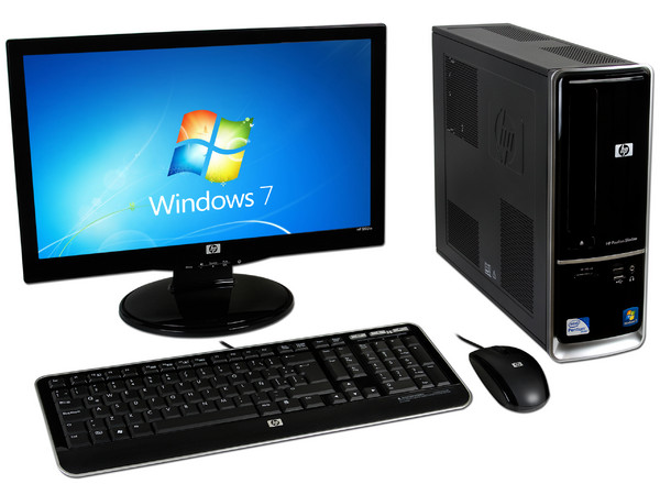 Mini Computadora HP Pavilion Slimline s5605la,
Procesador Intel Pentium Dual-Core E5500 (2.8GHz),
Memoria 3 GB DDR3 ,
D.D. de 640GB SATA, DVD±R/RW,
Red, Windows 7 Home Basic 64Bits