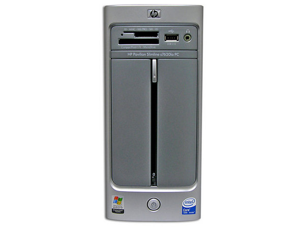 Computadora HP Pavilion Slimline s7620la,
Procesador Intel Core Solo T1350 (1.86Ghz),
Memoria 1GB PC2-4200 DDR2,
D.D. de 250 GB, Super Multi DVD±R/RW/RAM,
Red, Módem, Windows XP Home
No incluye Monitor