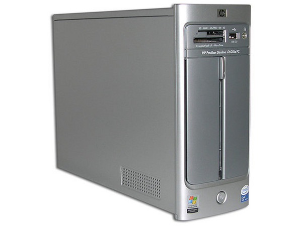 Computadora HP Pavilion Slimline s7620la,
Procesador Intel Core Solo T1350 (1.86Ghz),
Memoria 1GB PC2-4200 DDR2,
D.D. de 250 GB, Super Multi DVD±R/RW/RAM,
Red, Módem, Windows XP Home
No incluye Monitor