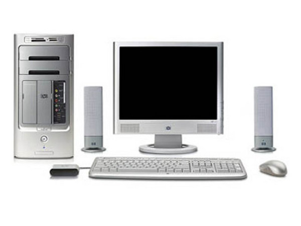 Computadora HP Pavilion w5120LA,
Procesador Intel Pentium 4 516,
Memoria de 512MB PC3200/400Mhz DDR2,
D.D. de 200 GB, Unidad DVD±RW,
Monitor de 17