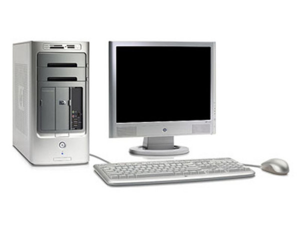 Computadora HP Pavilion w5220la,
Procesador Intel Pentium 4 516, (2.93 GHz),
Memoria de 512MB PC3200 DDR2,
D.D. de 200GB, Quemador CD-RW 48X, DVD±RW 16X,
Monitor de 15 Pulg, Red, Modem, Windows XP Home SP2.