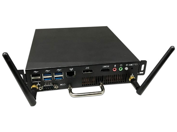 PC de Escritorio para pizarron interactivo OPS-I5,
Procesador Intel Core i5 10400 (hasta 4.3 GHz),
Memoria de 8GB,
SSD de 128GB,
Video HD Graphics,
S.O. No Incluye