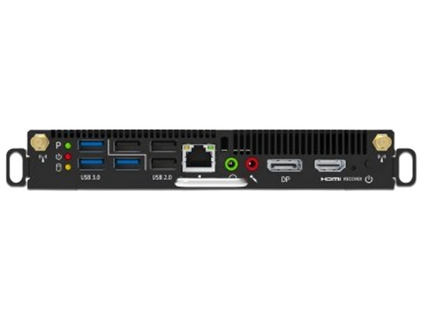 PC Mini Huawei IdeaHub  B3,
Procesador Intel Core i5 10500 (hasta 4.5 Ghz),
Memoria de 8GB DDR4,
SSD de 128GB,
Video UHD Graphics 630,
S.O. Windows 10 IoT. Color Negra.