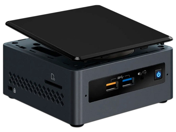 Mini PC de Escritorio Intel NUC,
Procesador Intel Celeron J4005 (hasta 2.70 GHz),
Soporta Memorias DDR4,
Soporta SATA III 2.5