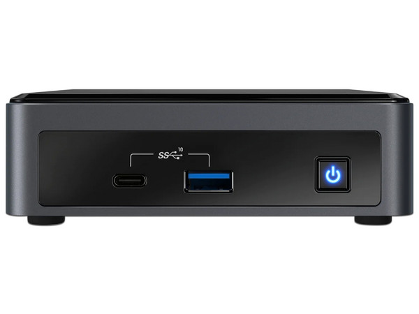 Mini PC Intel NUC 10 Barebone,
Procesador Intel Core i3 10110U (hasta 4.1 GHz),
Soporta hasta 2 x DDR4 (No incluido),
Soporta SSD M.2 (No incluido),
Video UHD Graphics 605,
Soporta Windows 10 (No incluido).