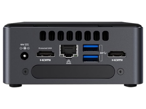 Mini PC Intel BLKNUC7I5DNHE,
Procesador Intel Core i5 7300U (hasta 3.50 GHz),
Soporta hasta 32GB DDR4,
Puerto de almacenamiento  para 2.5