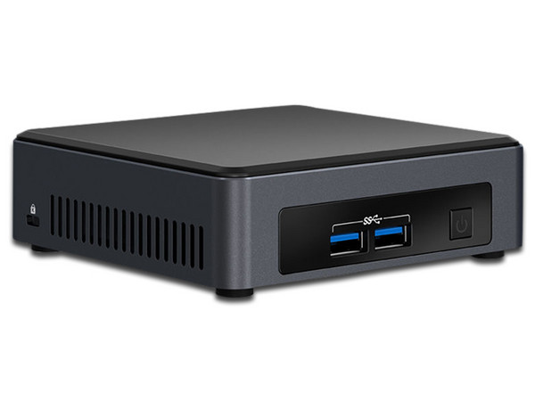 Mini Computadora Intel NUC BLKNUC7I5DNK1E:
Procesador Intel Core i5-7300U (hasta 3.50GHz),
Soporta hasta 32GB SO-DIMM DDR4, Soporta HDD y SDD 2.5