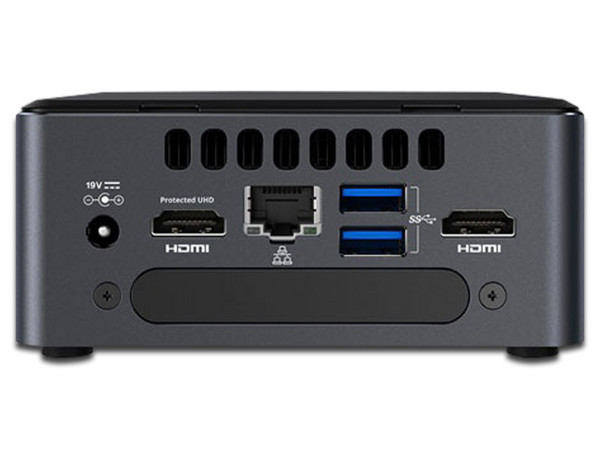 Mini Computadora Intel NUC BLKNUC7I7DNH1E,
Procesador Intel Core i7-8650U (hasta 4.2 GHz),
Soporta hasta 32 GB SODIMM DDR4, Soporta D.D. de 2.5