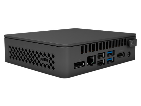 Mini PC de Escritorio Intel Nuc 11 Essential,
Procesador Intel Celeron N5105 (hasta 2.9GHz),
Soporta Memorias DDR4 (No incluido),
Soporta SSD M.2 (No incluido),
Video UHD Graphics,
Soporta Windows 11 (No incluido).