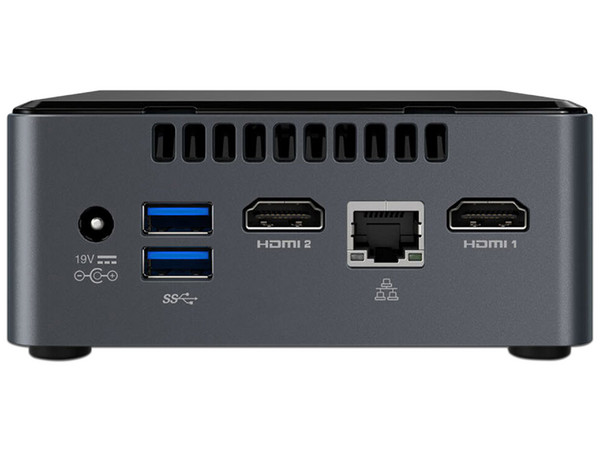 Mini PC de Escritorio Intel NUC,
Procesador Intel Pentium Silver J5005 (hasta 2.80 GHz),
Soporta Memoria DDR4 SODIMM,
Soporta discos de 2.5