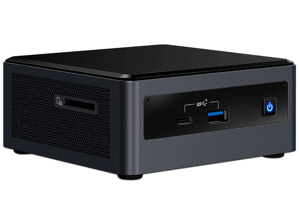 Mini PC Intel NUC 10 Perfomance: 
Procesador Intel Core i7-10710U  (Hasta 4.7 GHz), 
Memoria de 8GB DDR4, 
SSD de 128GB, 
Video UHD Graphics, 
S.O. No Incluye.