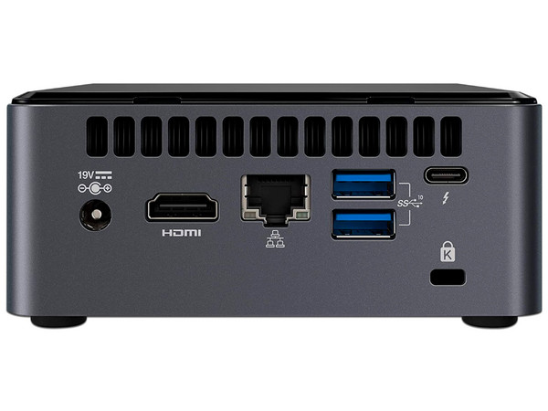Mini PC Intel NUC 10 Perfomance: 
Procesador Intel Core i7-10710U  (Hasta 4.7 GHz), 
Memoria de 8GB DDR4, 
SSD de 128GB, 
Video UHD Graphics, 
S.O. No Incluye.