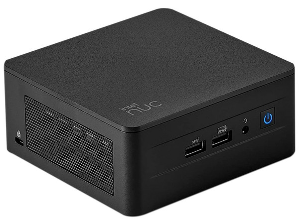 Mini PC Intel NUC 13 Pro: 
Procesador Intel Core i3-1315U (hasta 4.5 GHz), 
Soporta hasta 64GB DDR4 SODIMM, 
Soporta SSD M.2 NVMe, 
Video UHD Graphics, 
S.O. No Incluye.
