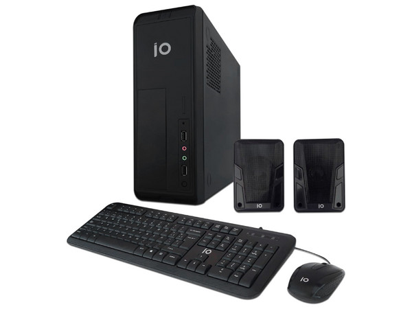 PC de Escritorio Io Reiden,
Procesador Intel Core i5 11400 (hasta 4.4 GHz),
Memoria de 8GB DDR4,
SSD de 480GB,
Video UHD Graphics 730,
S.O. No Incluye