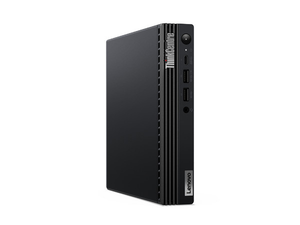 PC de Escritorio Lenovo ThinkCentre M70q Gen 4: 
Procesador Intel Core i5 13400T (hasta 4.4 GHz), 
Memoria de 8GB DDR4, 
SSD de 256GB, 
Video UHD Graphics 730, 
S.O. Windows 11 Pro.