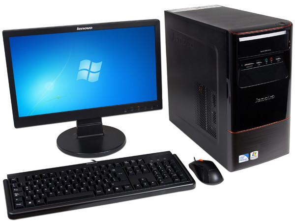 Computadora Lenovo H410e,
Procesador Intel Pentium Dual-Core E5800 (3.2 GHz),
Memoria de 2GB DDR3, D.D. de 500GB,
SuperMulti DVD±R/RW DL, Red Inalámbrica. 802.11b/g/n,
Windows 7 Starter (32 bits),
Monitor Widescreen LCD de 18.5