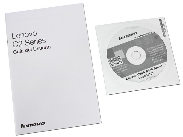Computadora All in One Lenovo C240:
Procesador Intel Celeron 847 (1.1 GHz),
Memoria 2 GB DDR3, D.D. de 500 GB,
DVD±R/RW DL, Video Intel HD Graphics 2000,
No Incluye Sistema Operativo,
Pantalla LED de 18.5
