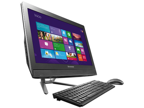 Computadora AIO Lenovo IdeaCentre C360,
Procesador Intel Core i3-4130T (3.0 GHz) 4ta Generación,
Memoria de 4 GB DDR3, D.D. de 500 GB,
DVD±R/RW, Video Intel HD Graphics 4400,
Windows 8.1 (64 Bits),
Pantalla LED de 19.5