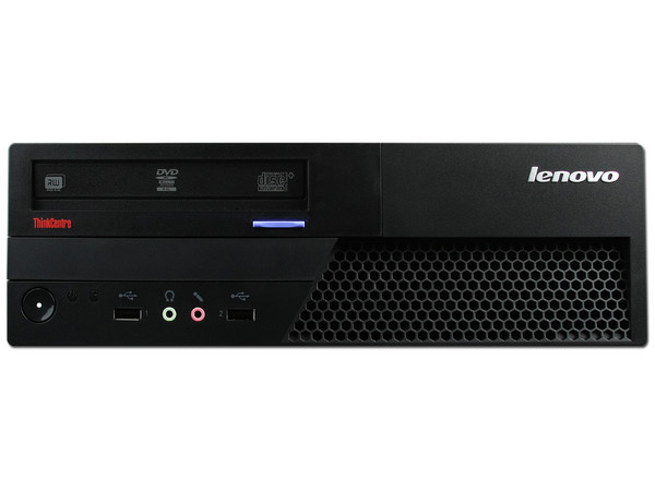 Computadora Lenovo ThinkCentre M58e SFF,
Procesador Intel Pentium DC E5300 (2.6Ghz),
Memoria de 2GB DDR2 800MHz,
D.D. de 320GB, SuperMulti DVD±R/RW,
Red, Windows XP Profesional (SP3),
No Incluye Monitor.