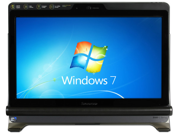 Computadora Monitor Lenovo All in One Desktop,
Procesador Intel Atom 330 (1.6 MHz),
Memoria 2GB DDR2, D.D. de 320GB SATA,
Webcam 1.3M, Red,
Windows 7 Home Basic,
Monitor LCD Wide de 18.5