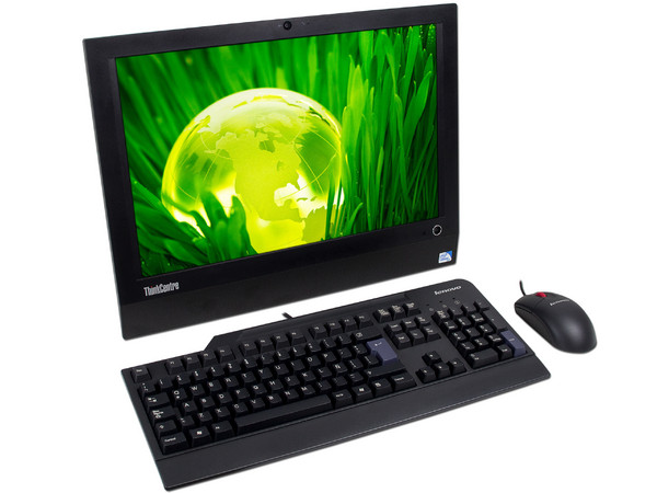 Computadora All in One Lenovo ThinkCentre A70z,
Procesador Intel Celeron E3400 (2.6 MHz),
Memoria 2GB DDR3, D.D. de 500GB,
Video Intel GMAX4500, Red 802.11 b/g/n,
No Incluye Sistema Operativo,
Monitor LCD Widescreen de 19.