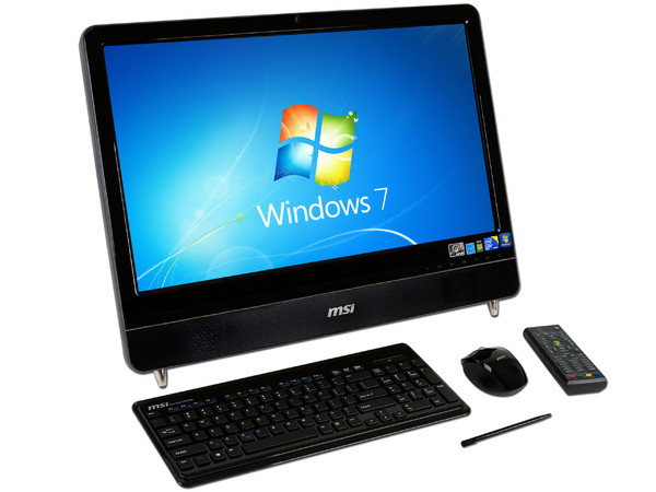 Computadora MSI All in One PC Wind Top AE2400,
Procesador Intel Core 2 Quad Q9400s (2.66GHz),
Memoria 4GB DDR3, D.D. de 1TB SATA,
Red 802.11 b/g/n, DVD±R/RW,
Windows 7 Home Premium (64 bit),
Pantalla Touchscreen Widescreen de 23.6