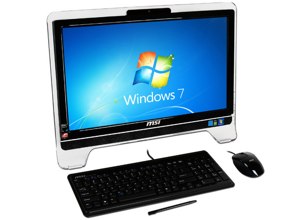 Computadora MSI All in One PC Wind Top AE2010,
Procesador AMD AthlonX2 D.C. 3250e (1.5GHz),
Memoria 3GB DDR2, D.D. de 320GB SATA,
Red 802.11 b/g/n, DVD±R/RW,
Windows 7 Home Premium (64 bit),
Pantalla Touchscreen Widescreen de 20