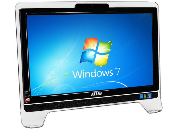 Computadora MSI All in One PC Wind Top AE2010,
Procesador AMD AthlonX2 D.C. 3250e (1.5GHz),
Memoria 3GB DDR2, D.D. de 320GB SATA,
Red 802.11 b/g/n, DVD±R/RW,
Windows 7 Home Premium (64 bit),
Pantalla Touchscreen Widescreen de 20