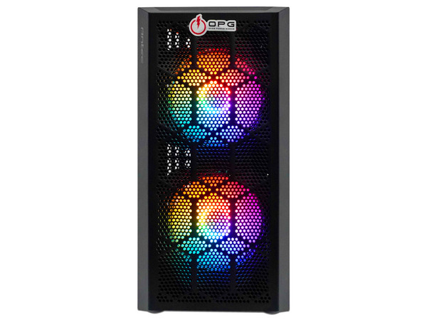 PC Gamer OPG Blue Dwarf: 
Procesador Intel Core i5 14400F (hasta 4.7 GHz),
Memoria de 16GB DDR5, 
SSD de 1TB, 
Video AMD Radeon RX 9060, 
S.O. Windows 11 Home (Versión de Prueba).