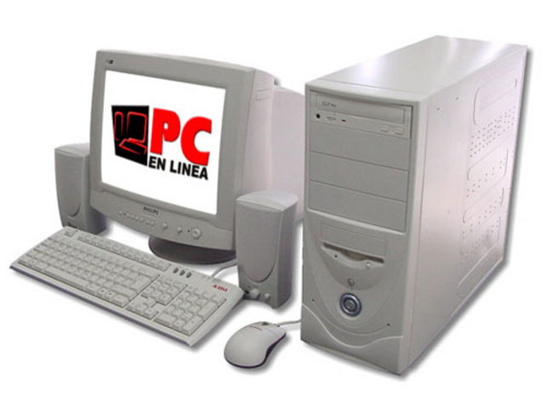 Computadora PC en Línea DD2000 con Floppy,
Procesador AMD XP 2000+,
256Mb en RAM, D.D. 40GB, CD-RW 52x24X52,
Monitor 15pds SVGA, Modem56k, Red 10/100,
Video 3D, Bocinas, Teclado y Mouse.