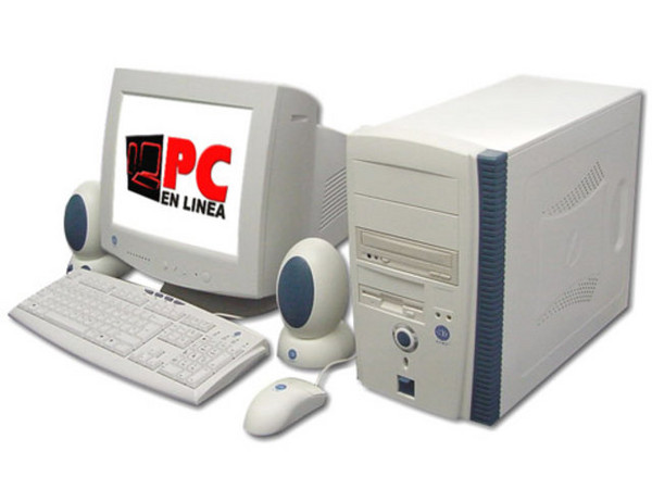 Computadora PC en Línea D1200 con Floppy,
Procesador AMD Duron 1200,
128Mb en RAM, D.D. 40GB, CD-ROM 52x,
Monitor 15pds SVGA, Red 10/100,
Video 3D, Bocinas, Teclado y Mouse.
