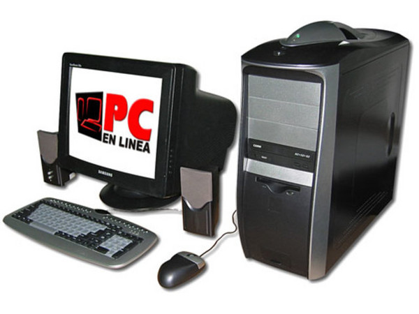 Computadora PC en Línea 2200 con Floppy,
Procesador AMD Athlon XP 2200+,
128Mb en RAM, D.D. 60GB, CD-RW 52x32X52,
Monitor 17pds SVGA, Modem56k, Red 10/100,
Video 3D, Bocinas, Teclado y Mouse.