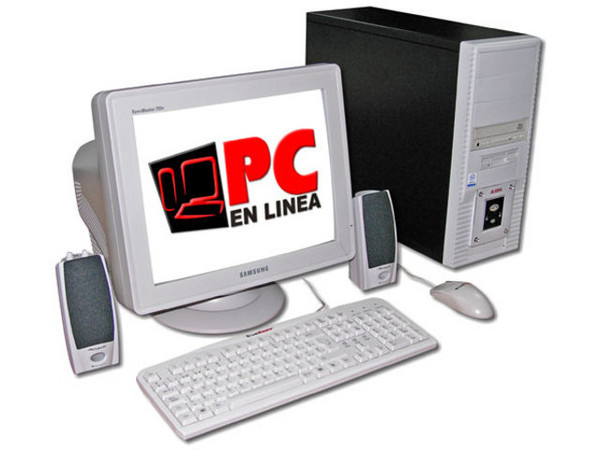 Computadora PC en Línea,
Procesador Intel Celeron a 2.4GHZ,
128Mb en RAM, D.D. 40GB, CD-Rom 56x,
Monitor 17pds SVGA, Modem56k, Red 10/100,
Video 3D, Bocinas, Teclado y Mouse.