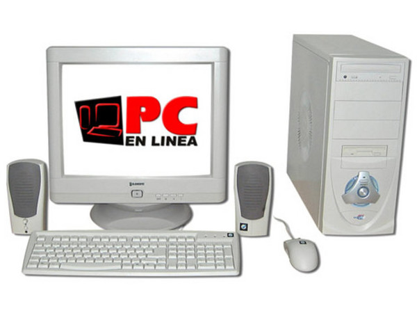 Computadora PC en Línea, AMD Athlon 64 3000+,
Disco Duro de 80GB 7200RPM, Memoria DDR 256MB,
CD-RW 48x12x48, Audio AC'97 Integrado,
Fax/Modem 56k, Red 10/100, Video 3D,
Monitor 17pds SVGA, Bocinas, Teclado y Mouse.